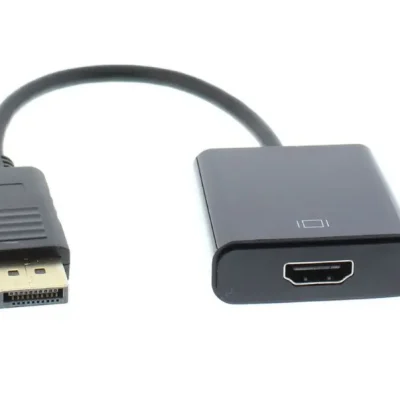 Adaptor HDMI mama - Displayport tata 15cm 1080p Well ADAPT-HDMIF/DPM-0.15BK-WL