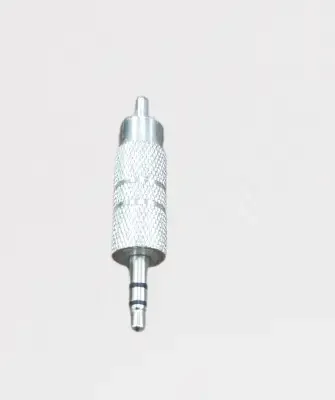 Adaptor Jack 3.5 mm STEREO tata - RCA tata metal