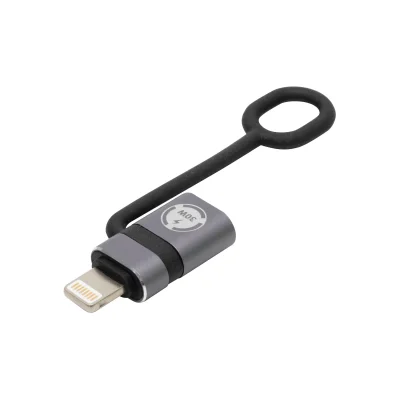 Adaptor mufa LIGHTNING tata - USB-C mama metal 2A /30W PD Home USBCA4