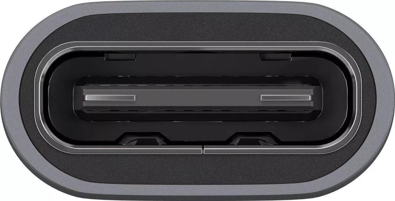 Adaptor USB Type C mama la micro USB 2.0 Tip B tata gri Goobay - imagine 2