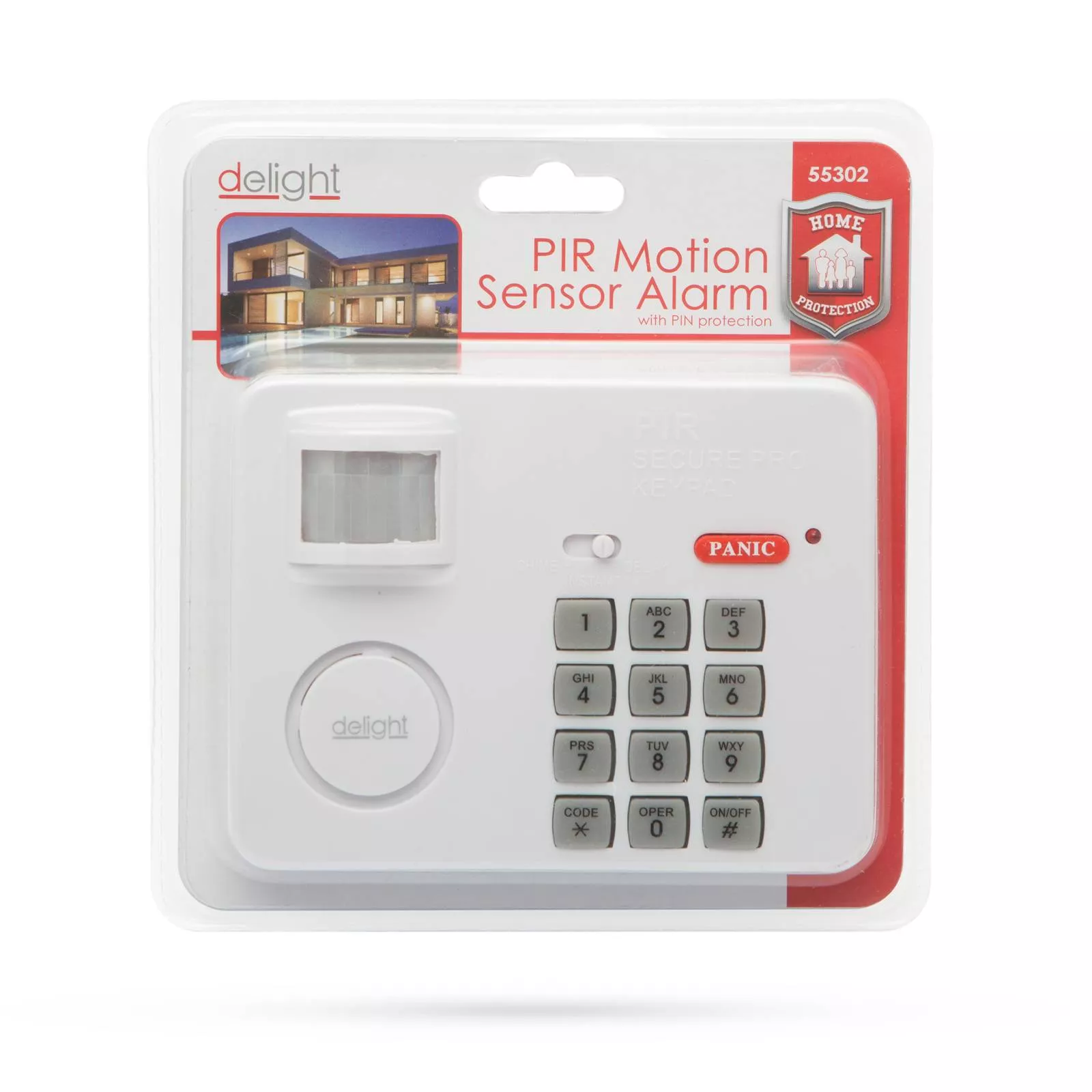 Alarma cu senzor de miscare cu protectie cu cod PIN delight - imagine 3