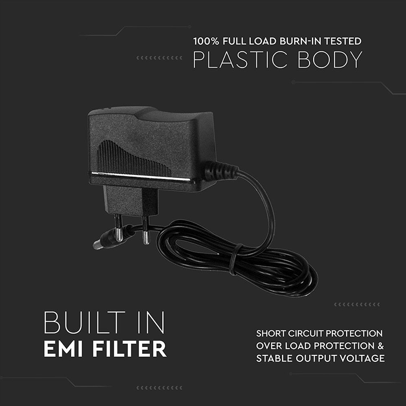 Alimentator banda LED plastic 18W 12V DC 1.5A IP44 V-TAC - imagine 3