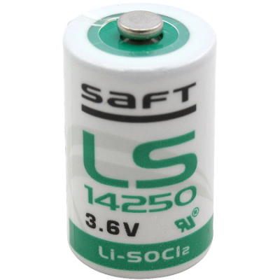 Baterie 1/2AA Lthium 3.6V 25.15x14.55mm SAFT LS14250