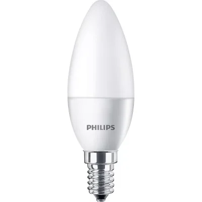 Bec LED Philips lumanare B35 E14 5.5W (40W) 520lm lumina naturala 4000K 929001205802