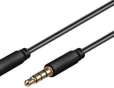 Cablu 4 pini 3.5 mm stereo 2m tata-tata Goobay