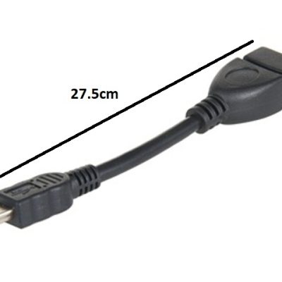 Cablu adaptor OTG miniUSB - USB mama 27.5cm case de marcat tablete telefoane SMART