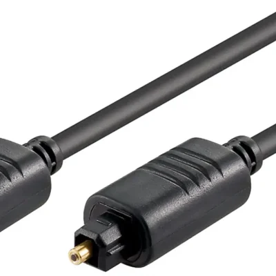 Cablu audio digital optic 1m TOSLINK - TOSLINK diametru 5mm Goobay 50217