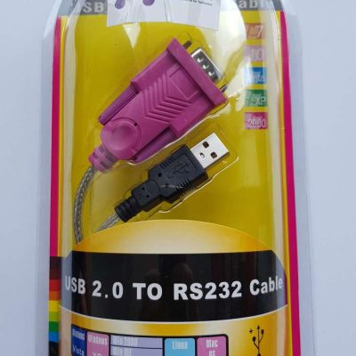 Cablu convertor USB la DB9 serial RS232 Windows Vista 7 10 1.5m