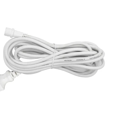 Cablu de conectare la retea 5m alb pentru instalatii luminoase Home KSHW5