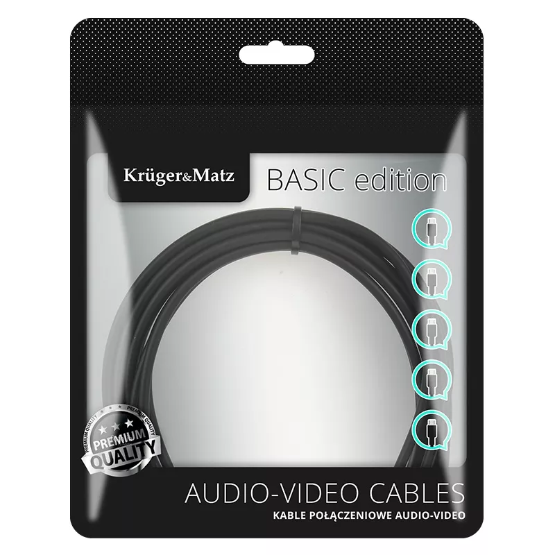 Cablu USB TYPE C - TYPE C 1m Kruger&Matz - imagine 3