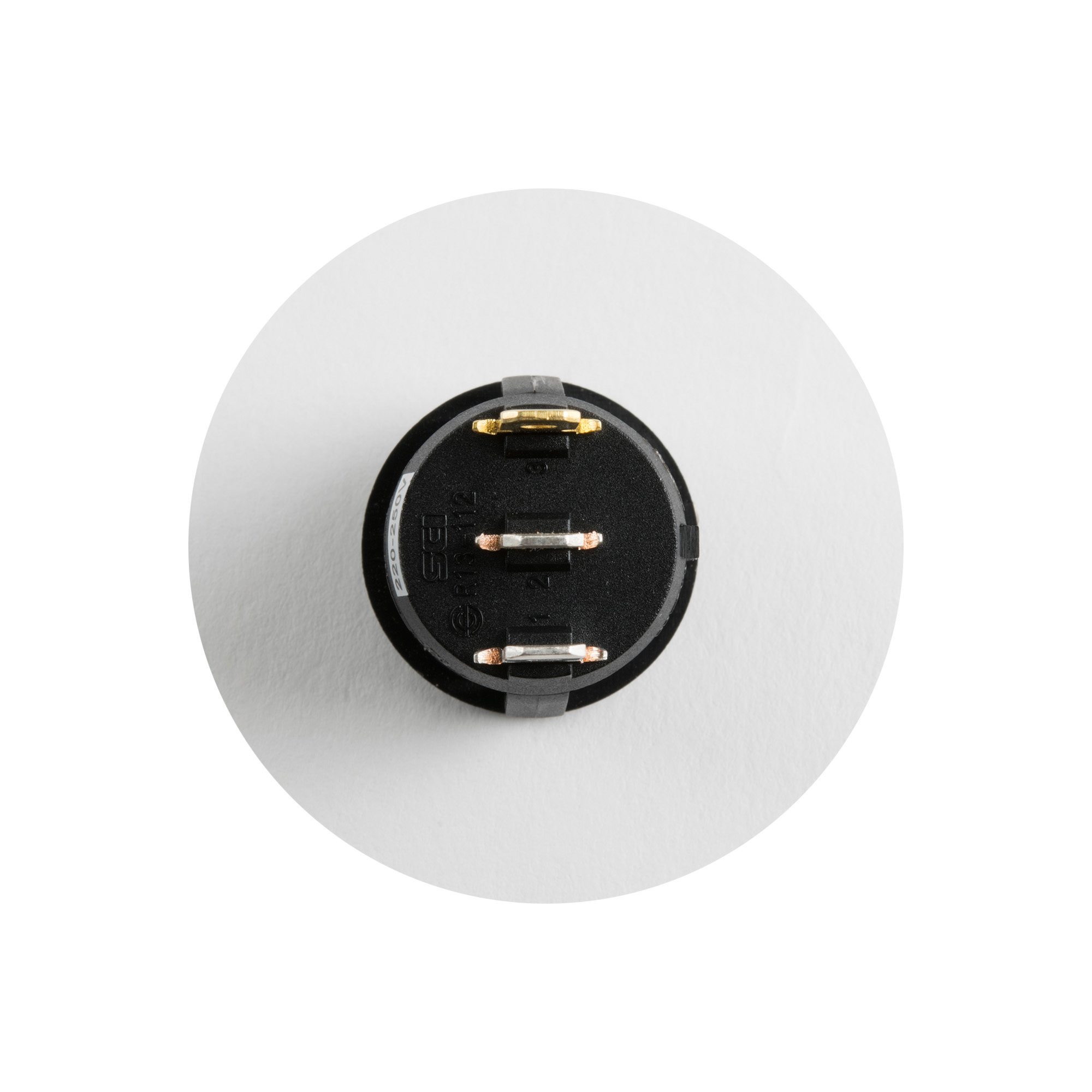 Comutator basculant bec verde ON-OFF 250V/6A incastrare 21mm HOME - imagine 2