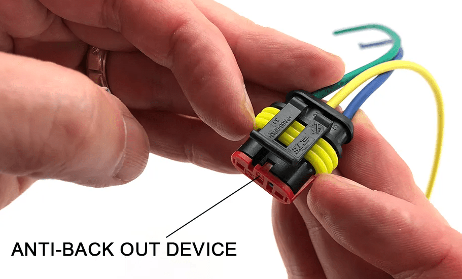Conector cablu Superseal 1.5 mama mufa 5 pini IP67 TE Connectivity 282089-1 - imagine 7