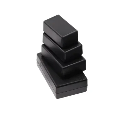 Cutie cu auto-inchidere 58x56x28 mm negru pentru montaje electronice