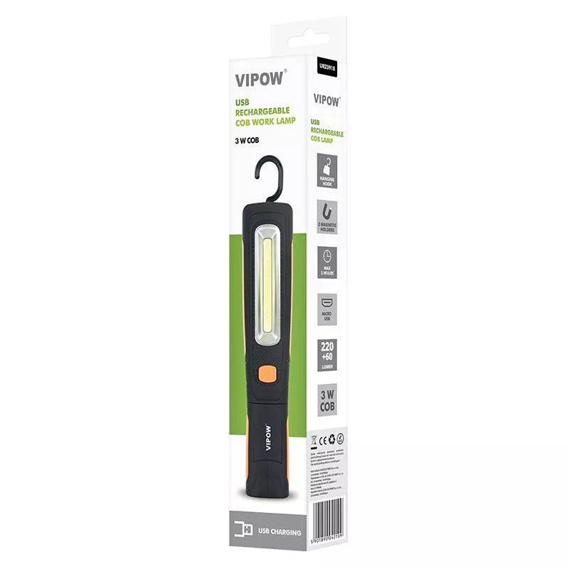 Lampa atelier LED COB incarcare USB VIPOW - imagine 5