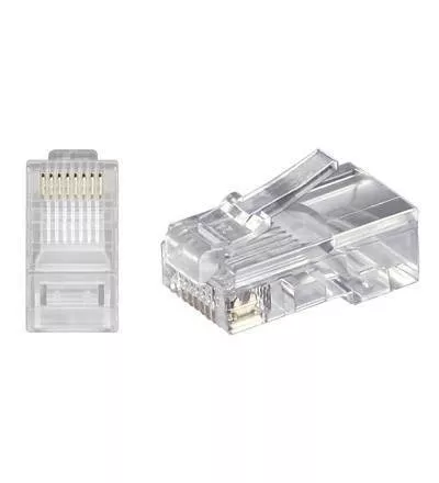 Mufa internet RJ45 CAT5 8p8c cablu push rotund