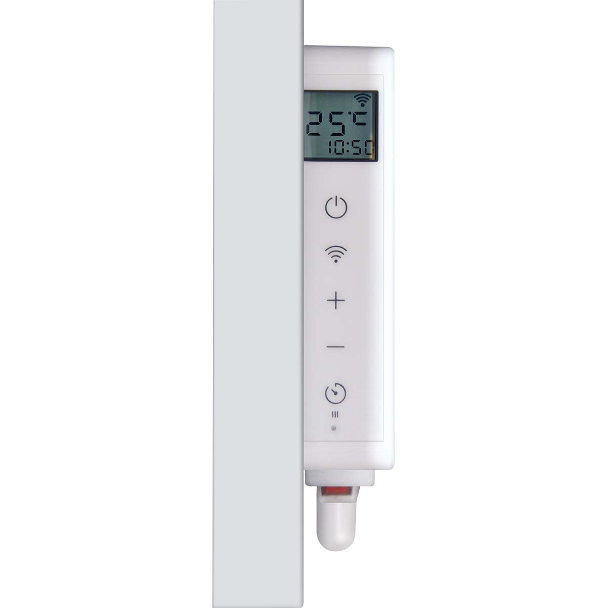Panou radiant cu infrarosu Nedis WiFi 350W termostat telecomanda IP44 alb 598x620x240mm HTIP350WTW - imagine 6