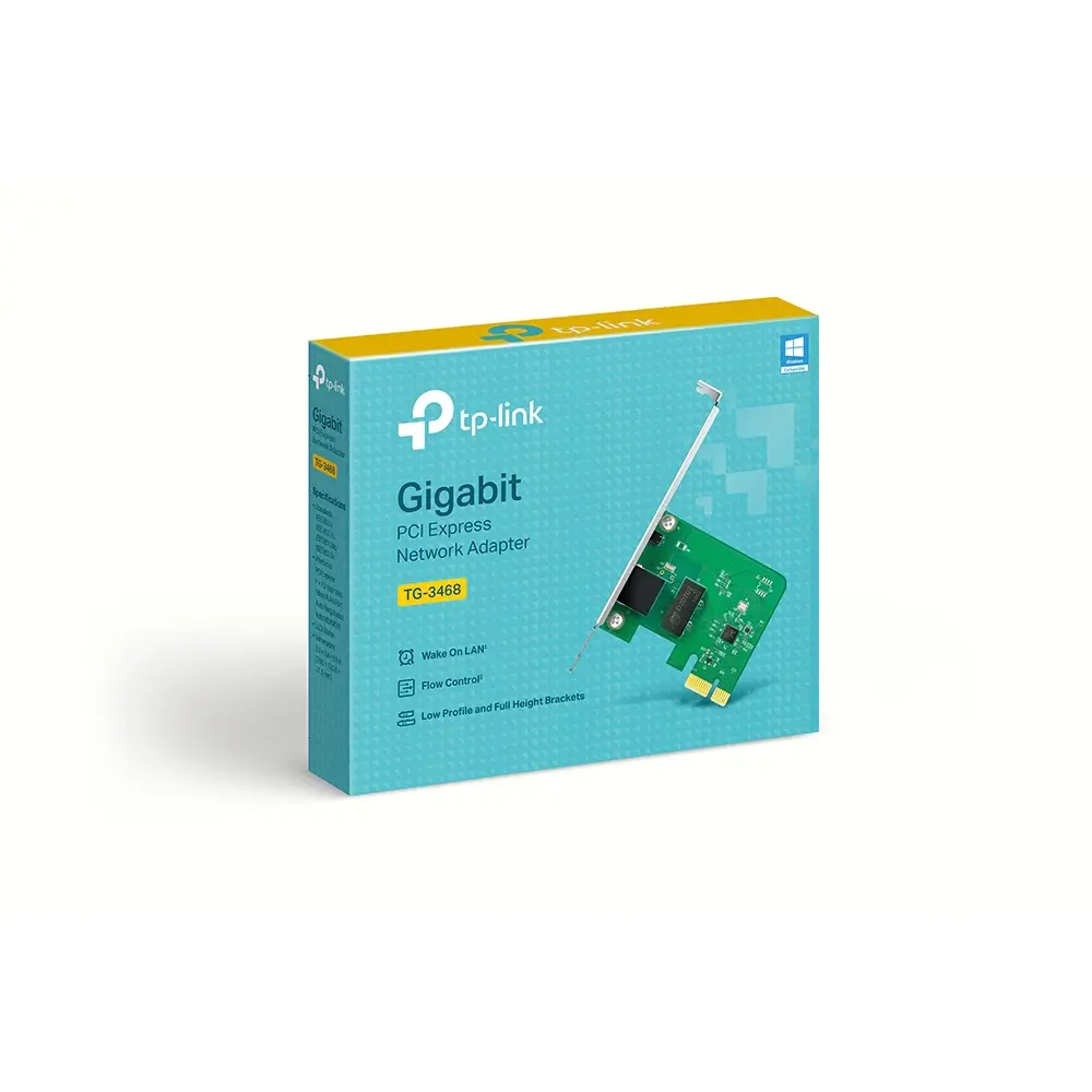 Placa retea TP-LINK TG-3468 intern PCI-E port RJ-45 1000Mbps - imagine 3