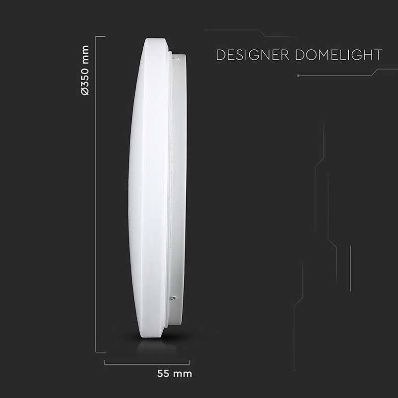 Plafoniera LED 24W 2600lm 35cm 3 in 1 V-Tac SKU-217607 - imagine 6