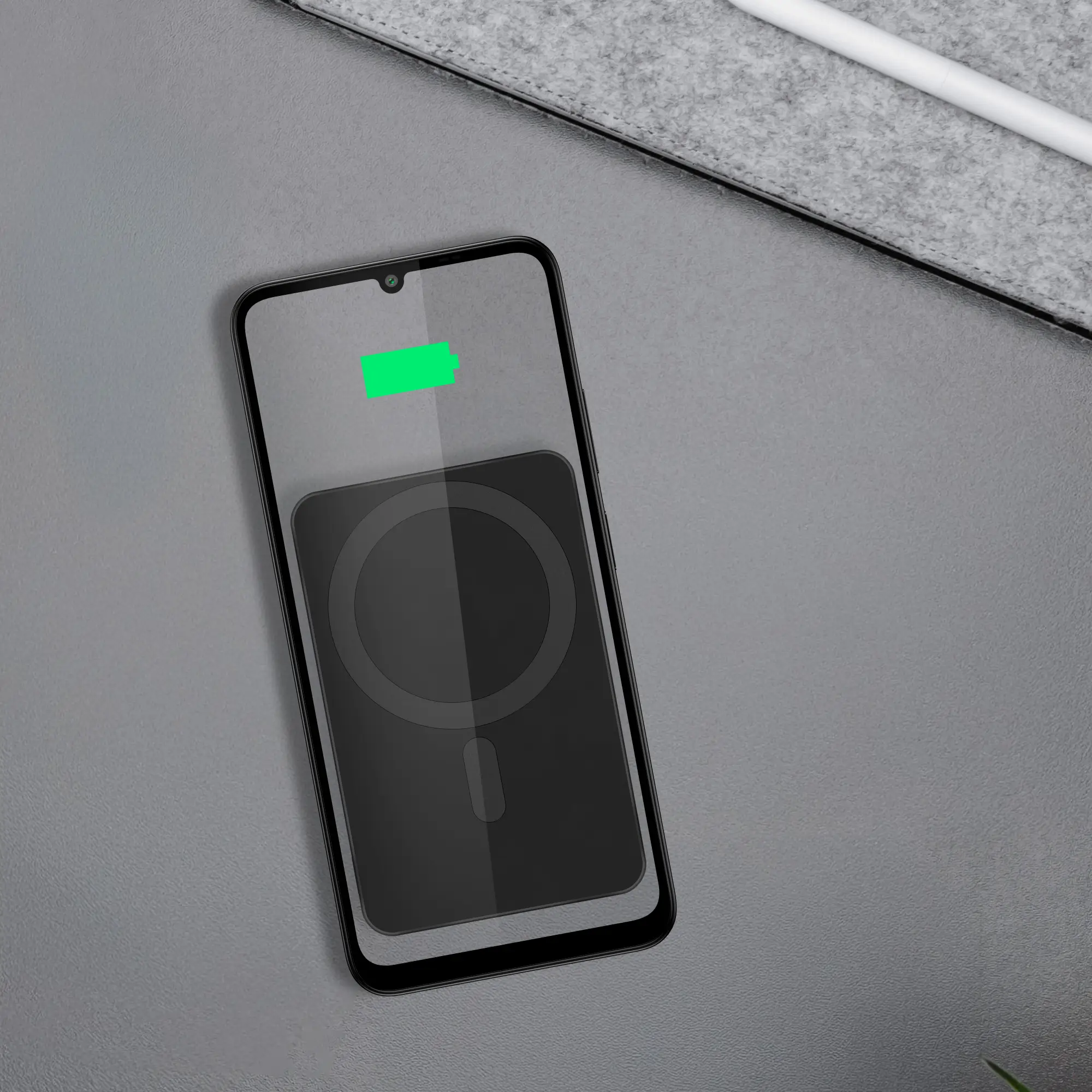Power Bank inductie Kruger&Matz KM0912 10000mAh Li-ion Mag Safe wireless 15W / USB-C 20W /USB-A 25W - imagine 8