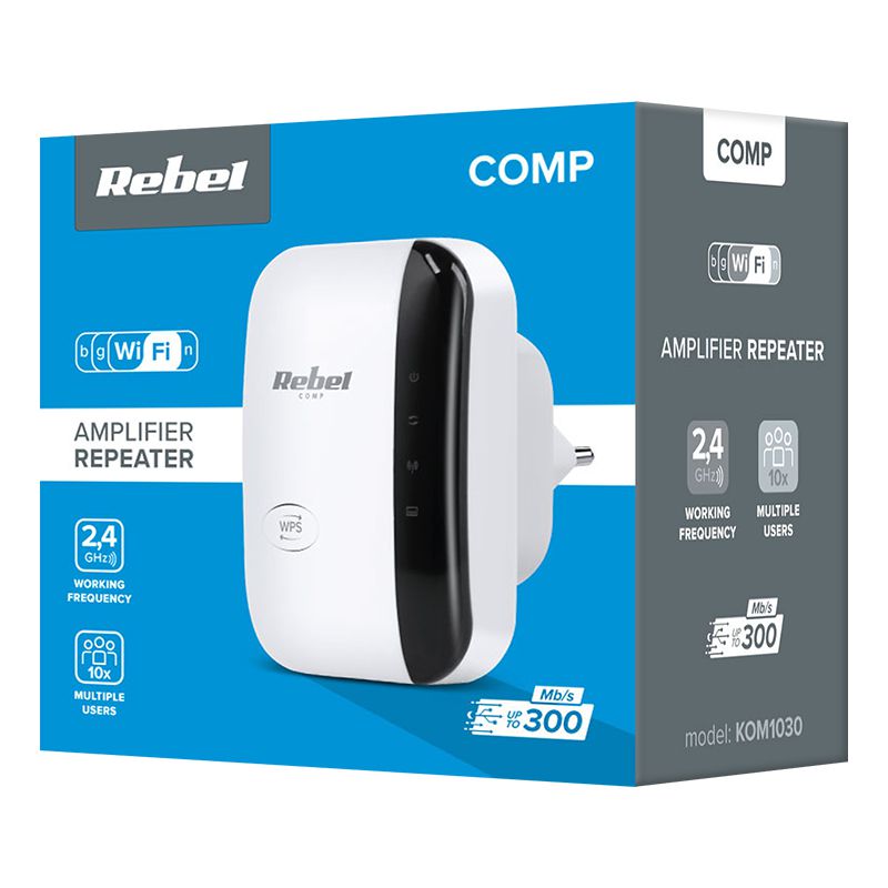 Range extender repeater 300MBps amplificator WI-FI REBEL - imagine 4