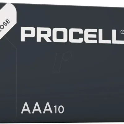 Set baterii alkaline Duracell ProCell AAA LR03 1.5V MN2400 10buc