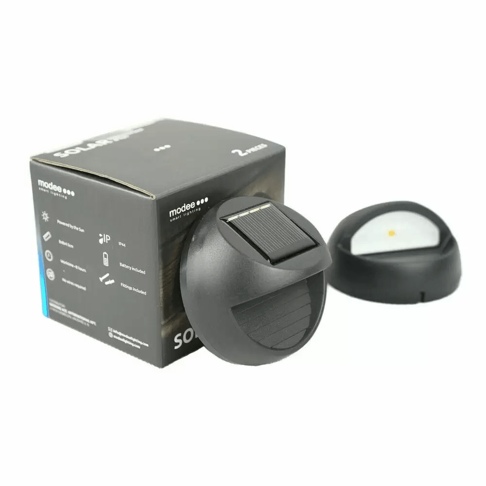 Set proiector solar de perete 6lm 2700K lumina calda 2buc/set Modee ML-WS101 - imagine 7