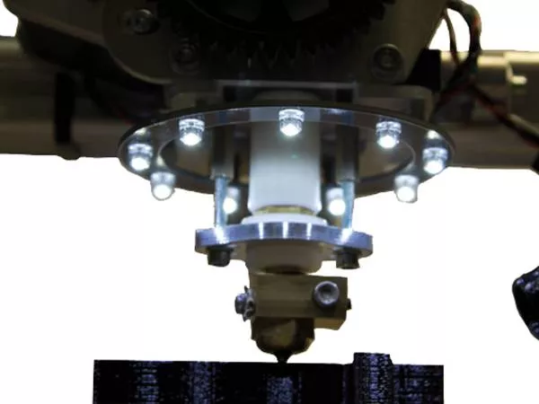 Sistem de iluminare LED in forma de inel 80mm pentru printer 3D K8200 Velleman - imagine 2