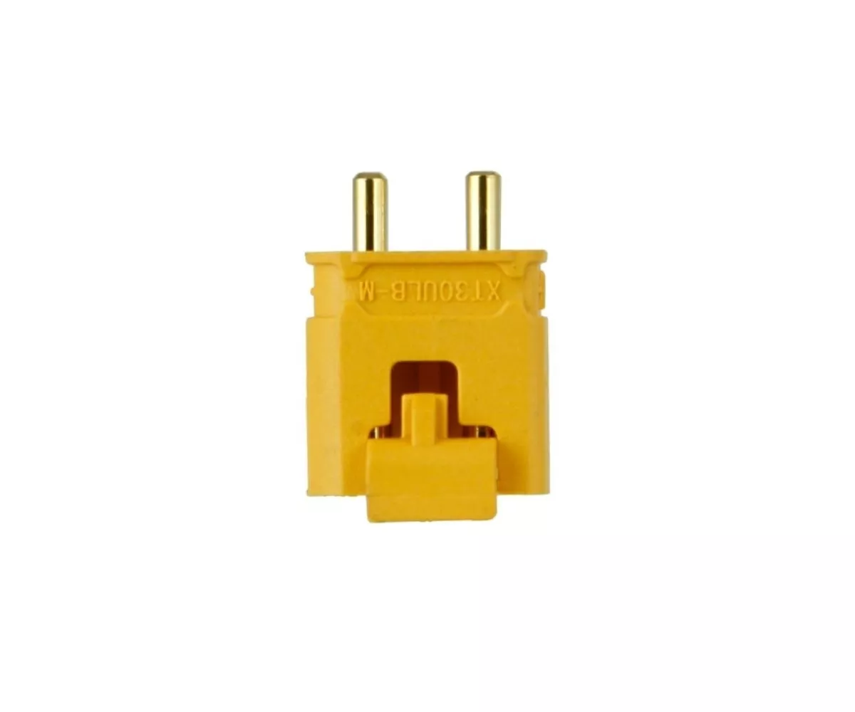 Soclu alimentare DC XT30 tata 2 pini pentru PCB THT 15A 500V AMASS XT30ULW-M - imagine 2