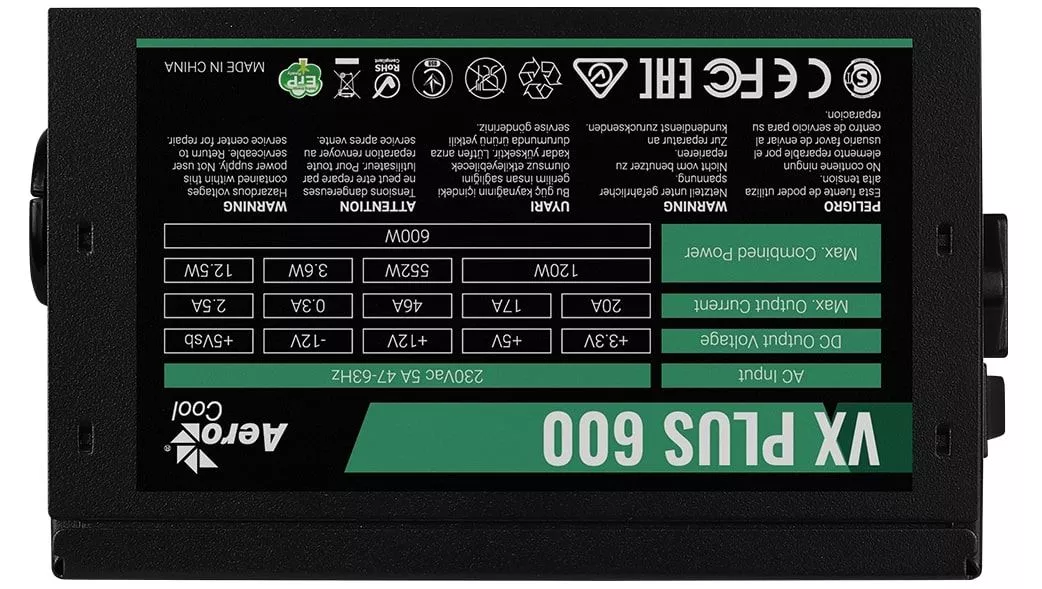 Sursa Aerocool VX Plus 600 600W - imagine 3