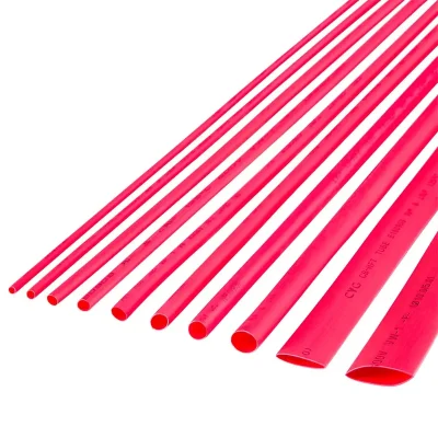 Tub termocontractabil rosu CB-HFT 4.5/2.25mm 1m flexibil fara halogeni rezistent la flacara 1 buc Rebel NAR0257.1-1