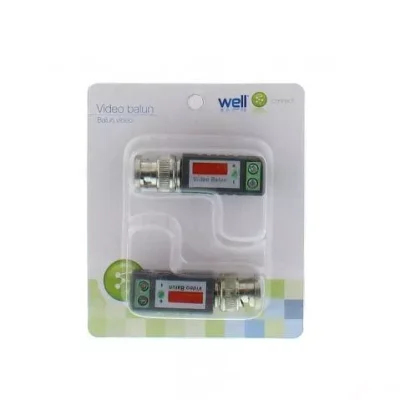 Video balun cu surub pentru cablu UTP/FTP Well